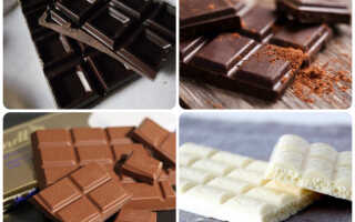 Сколько калорий (ккал) в шоколаде (калорийность одной плитки, дольки)