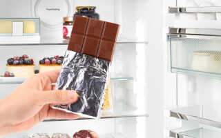 Можно ли и как же правильно хранить шоколад в холодильнике