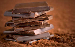 Низкокалорийный шоколад (с самой пониженной калорийностью)